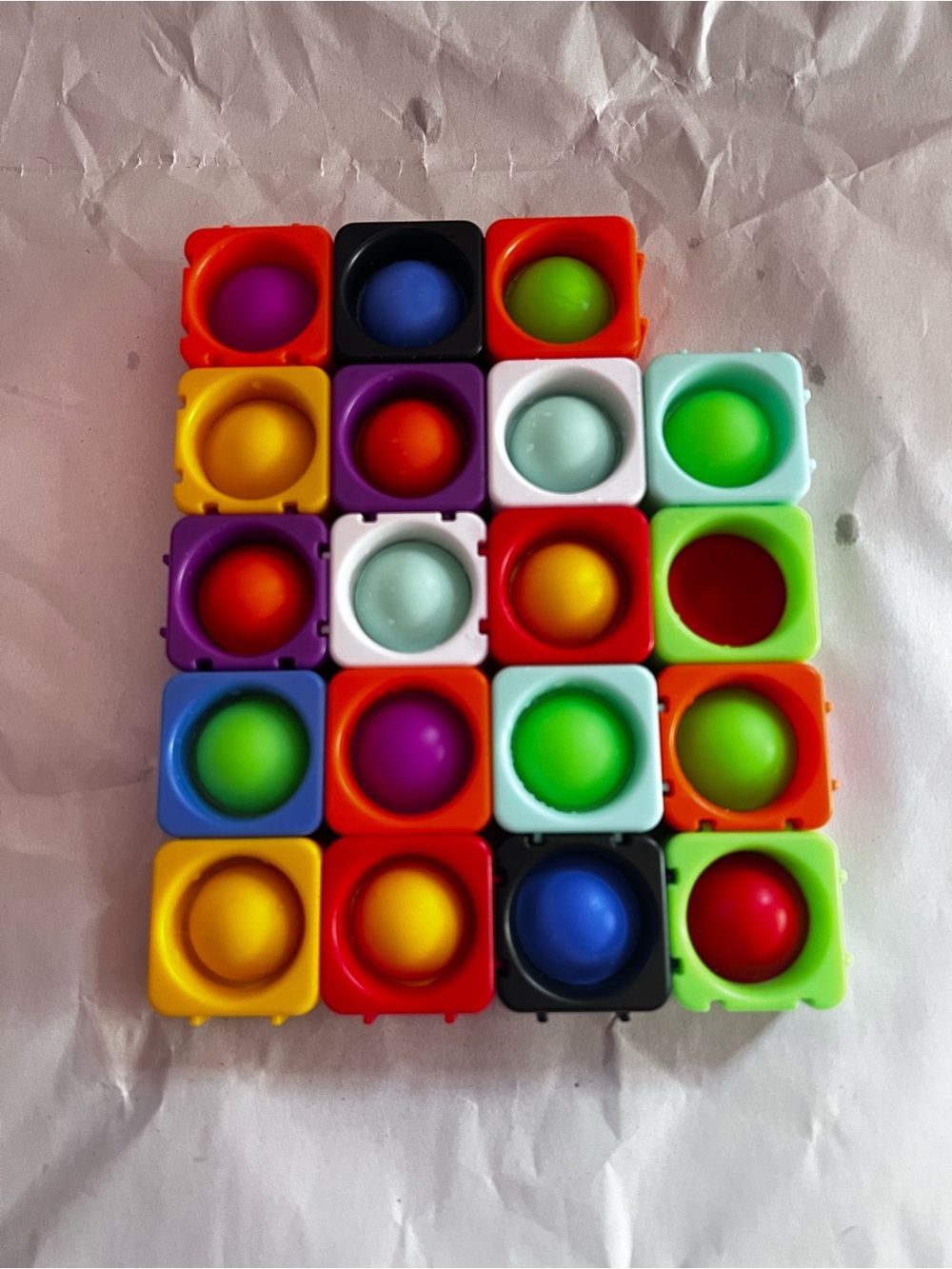 Colorful Stackable Pop toy thing - Picture 2 of 2
